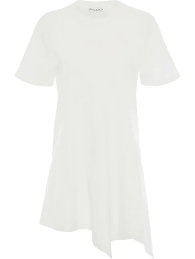 Jw Anderson Panelled Handkerchief T-shirt In White