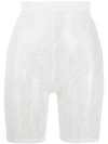 Styland Lace Cycling Shorts In White