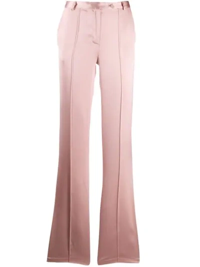 Styland Flared Trousers In Pink
