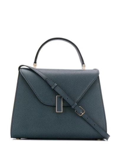 Valextra Iside Top-handle Bag In Blue