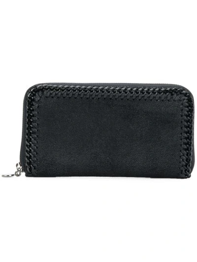 Stella Mccartney Women's Wallet Coin Case Holder Purse Card Bifold  Continental Falabella In Black
