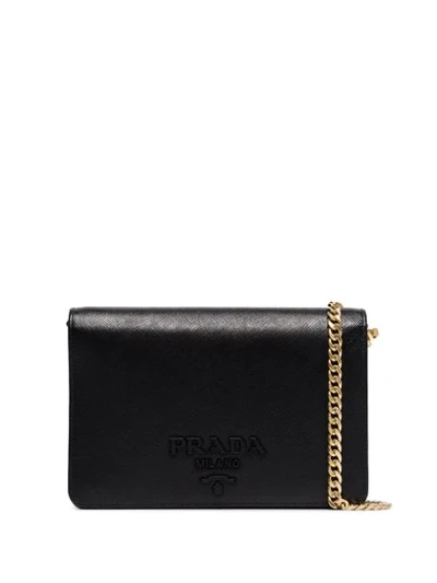 Prada Chain Strap Mini Bag In Black