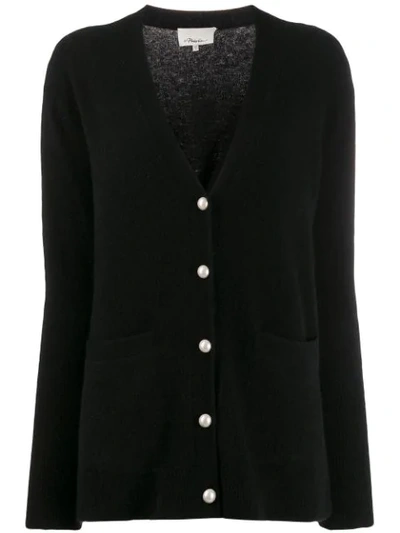 3.1 Phillip Lim / フィリップ リム 3.1 Phillip Lim Cardigan Mit Perlenknöpfen - Schwarz In Black