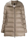 Moncler Puffer Jacket In Neutrals