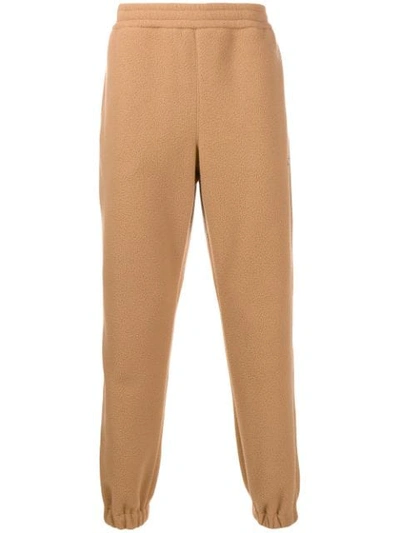 Msgm Slim-fit Track Trousers In Neutrals