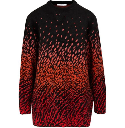 Givenchy Crew-neck Pullover In Noir Rouge