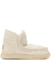 Mou Lined Interior Ankle Boots In Neutrals
