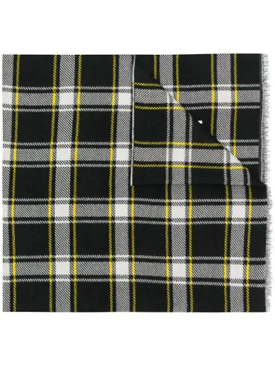 Givenchy Check Scarf In Black
