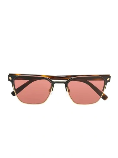 Dsquared2 Clem Sunglasses In 棕色