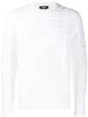 Fendi Ff Logo T-shirt In White