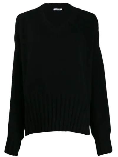 P.a.r.o.s.h Oversized Knitted Jumper In Black