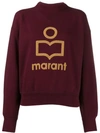 Isabel Marant Étoile Logo Sweater In Red