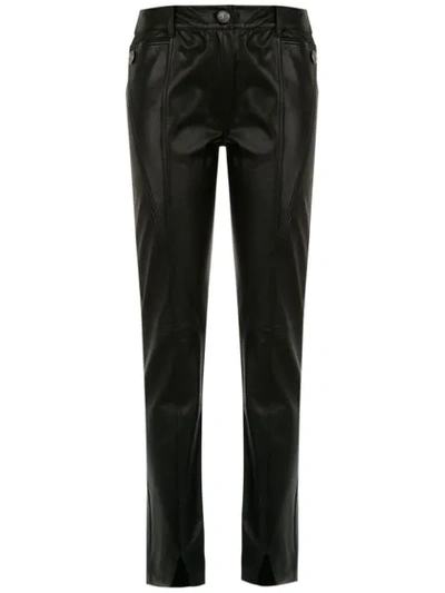 Andrea Bogosian Skinny Leather Pants - Black