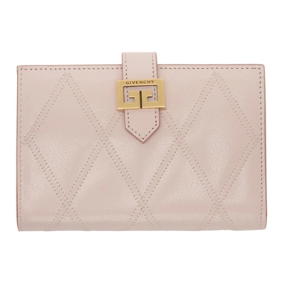 Givenchy Quilted Wallet In Pink