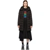 Moncler Black Down Betulong Hooded Coat In 999 Black