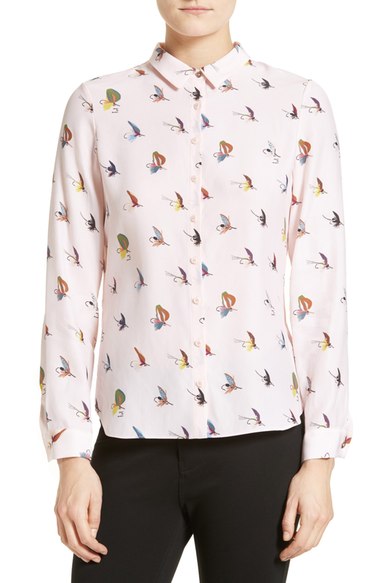 sandwashed silk shirt