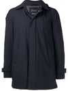 Herno Lightweight Parka Jacket In Blue