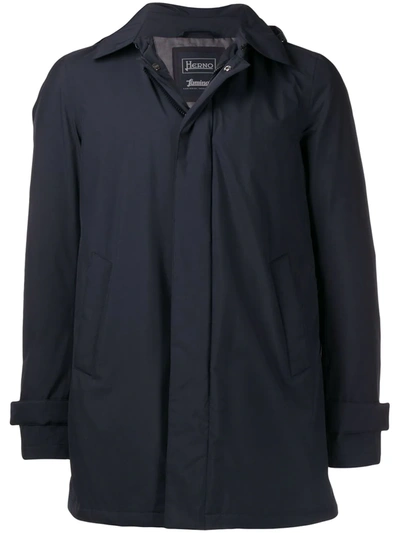 Herno Lightweight Parka Jacket In Blue