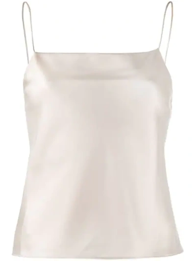 Alice And Olivia Square Neck Camisole In Neutrals