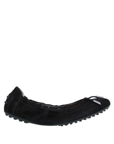 Tod's Ballet Flats In Black