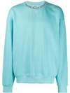 Acne Studios Knitted Collar Jumper In Bhs-light Turquoise