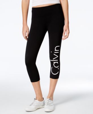 calvin klein leggings with zipper
