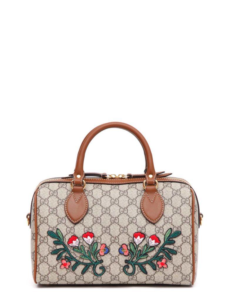 Gucci Gg Supreme &#39;linea A&#39; Bag With Removable Shoulder Strap In Beige Ebony/multi | ModeSens