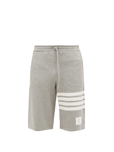 Thom Browne Shorts In Grey Cotton