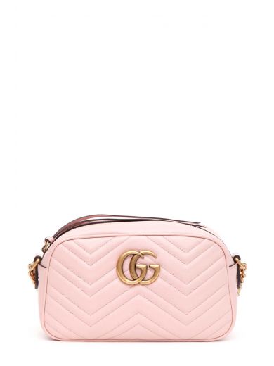 Gucci Gg Marmont Shoulder Bag In Perfect Pink | ModeSens