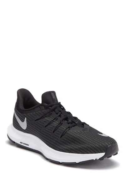 Nike Quest Running Shoe In 001 Black/m Silv