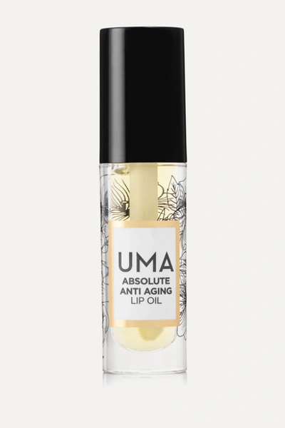 Uma Oils + Net Sustain Absolute Anti-aging Lip Oil, 15ml In Colorless