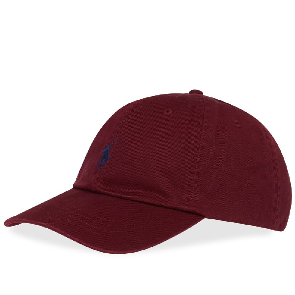 maroon polo cap