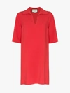 Gucci Web Trim Tunic In Red