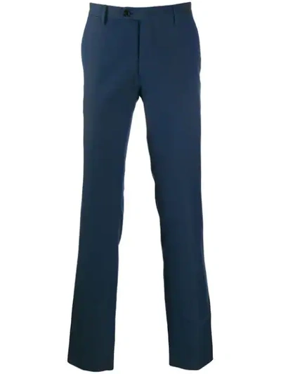 Etro Straight-leg Trousers In Blue