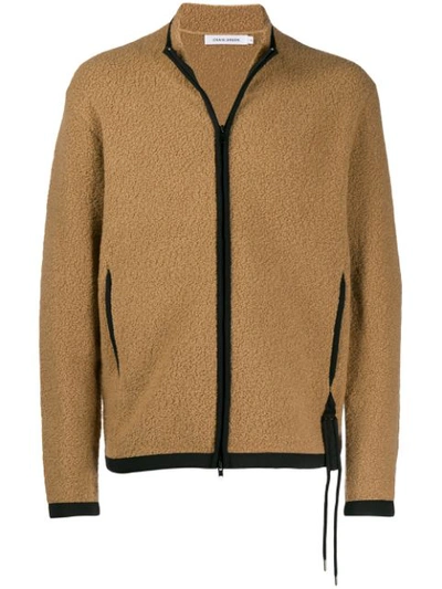 Craig Green Zipped Sweatshirt In Brown