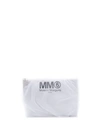 Mm6 Maison Margiela Clutch Mit Logo-print In T1003 White