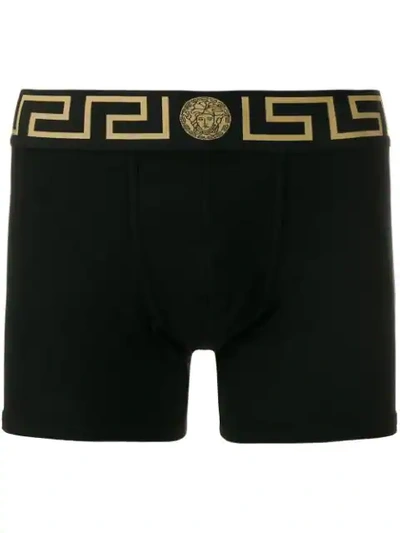 Versace Medusa Logo Briefs In Black