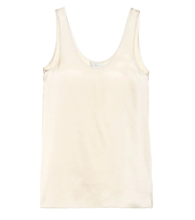 Vince Silk Camisole In Beige