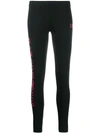 Ea7 Train Stretch Cotton Leggings In Black