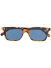 Lgr Suez Rectangular Frame Sunglasses In 棕色
