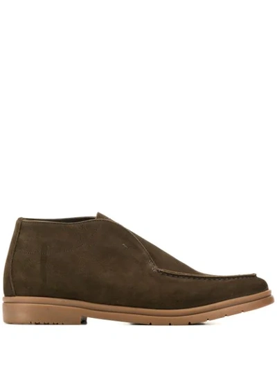 Andrea Ventura Slip-on Loafers In Marrone Scuro