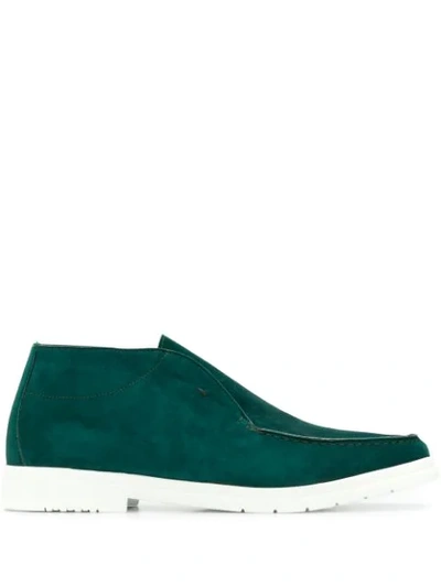 Andrea Ventura Slip-on Loafers In Green