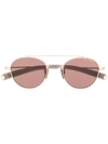 Dita Eyewear Circle Frame Sunglasses In Gold