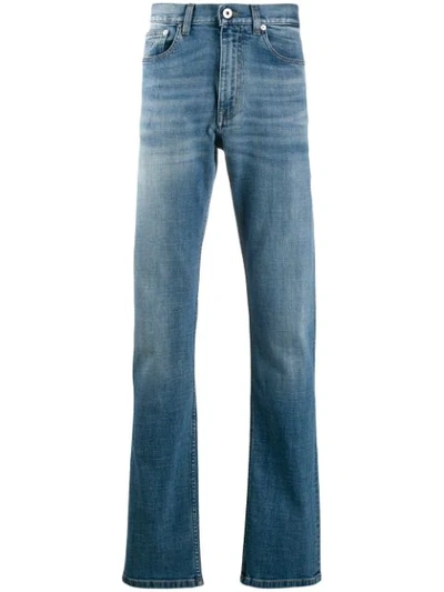Brioni Stonewashed Jeans In Blue