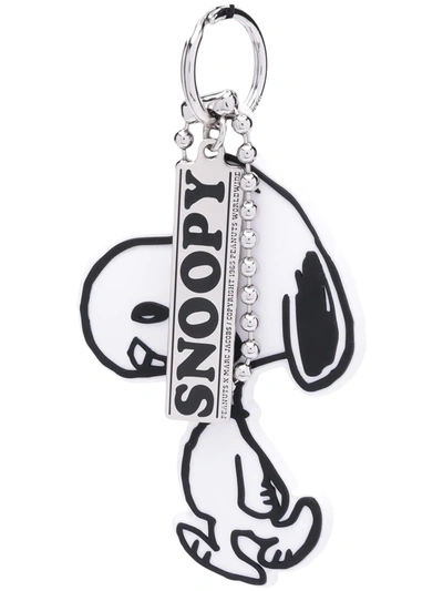 Marc Jacobs Snoopy Silicone Bag Charm In White