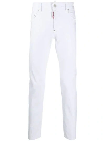 Dsquared2 Slim-fit Jeans In White
