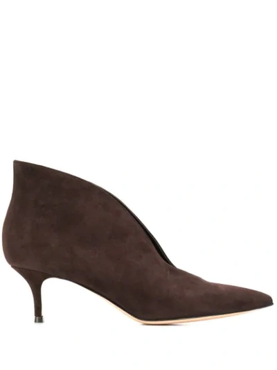 Gianvito Rossi Vania Boots In Brown