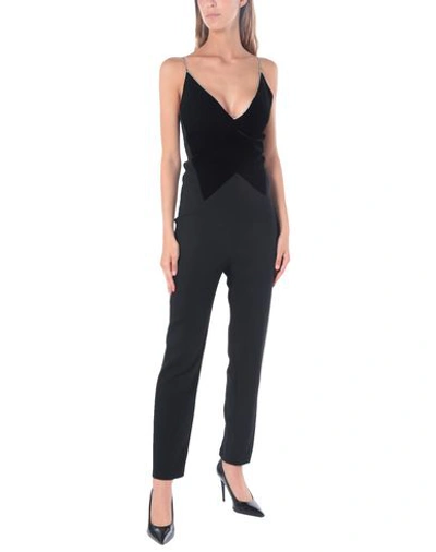 Givenchy Jumpsuit Velvet And Crystals In Black