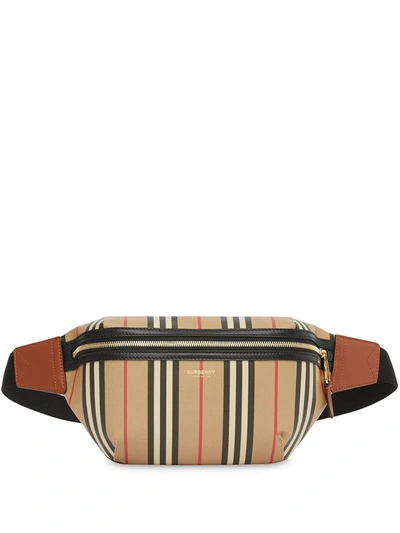 Burberry E-canvas Sonny Bum Bag In Brown | ModeSens