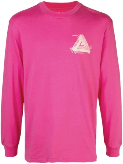 Palace Surkit Long Sleeve T-shirt In Pink